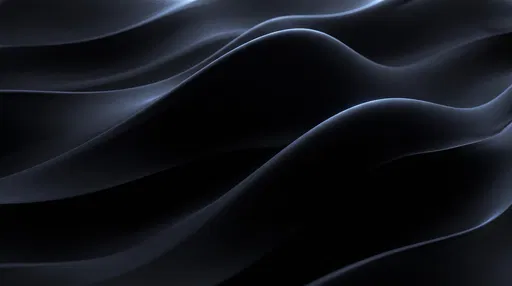 Abstract Dark Undulating Waves Background
