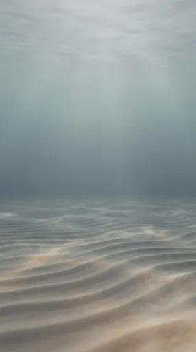 Serene Muted Underwater Sandy Seabed Background