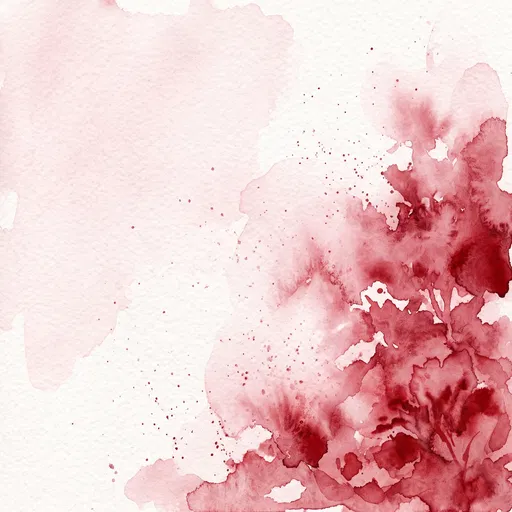 Red and Pink Watercolor Splatter Background