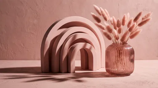 Pink Arches and Dried Bunny Tails