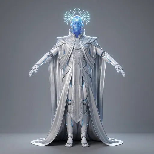 Futuristic Alien Diplomat 3D Character Concept